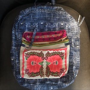 NWOT Ecote Boho Floral Backpack
